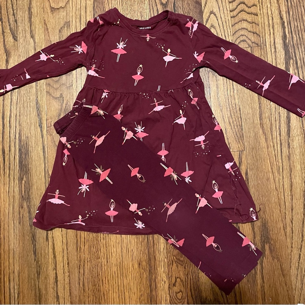 Old Navy 3T ballerina set. Tunic with matching leggings